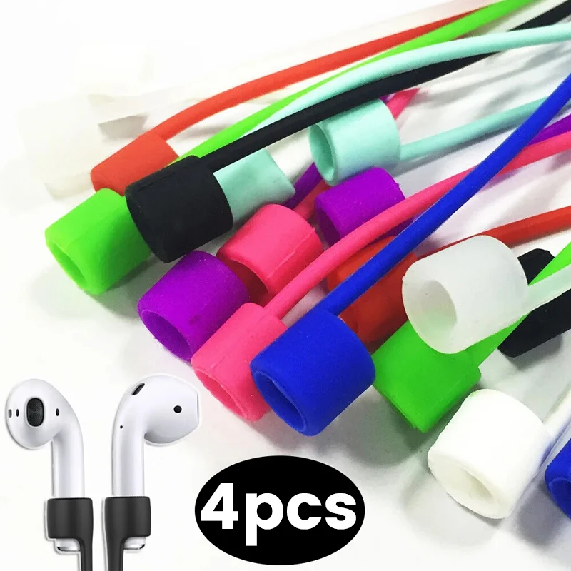 Cinturino In Silicone Anti-Smarrimento Da 1/4 Pezzi Per Airpods 3 2 1 Cavo Per Auricolari Con Fascia Per Collo Per Apple Airpods Pro 2 1 Non Magnetico