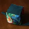 Small Cloth Teapot Storage Bags Color Printed Fabric Tea Cup Bag Teapot Travel Bag Teacup Organizer Chinese Style 5