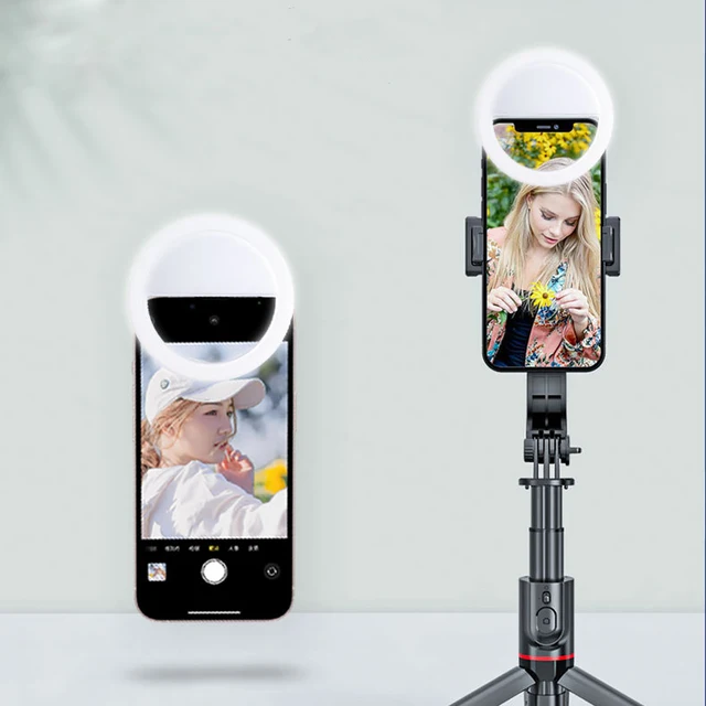 LED Fill Light USB Charging LED Selfie Light Circular Back Clip Live Selfie Fill Light 3