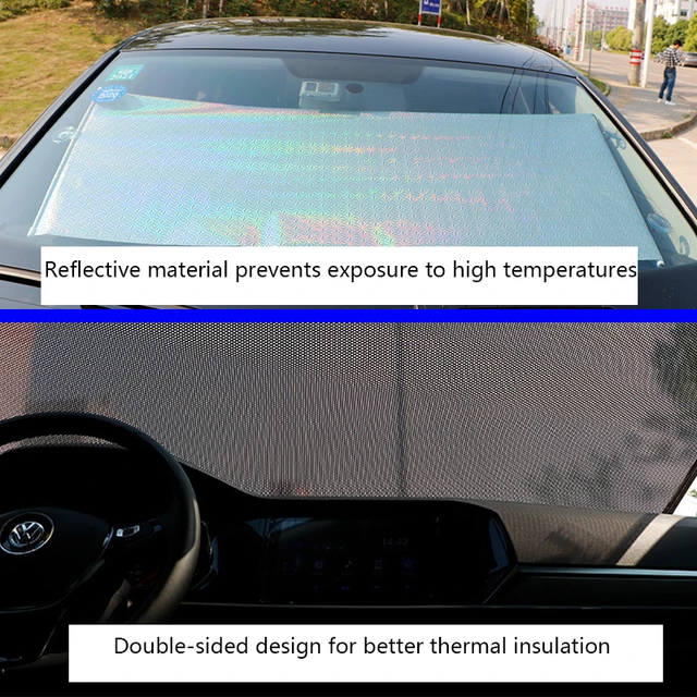 Auto Sonnenschirm Windschutzscheibe Auto Versenkbare Vorderseite