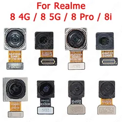 Front Facing Big Rear Camera Module For Realme 8 Pro 8i 8Pro 5G Selfie Back View Backside Camera Replacement Spare Parts Flex