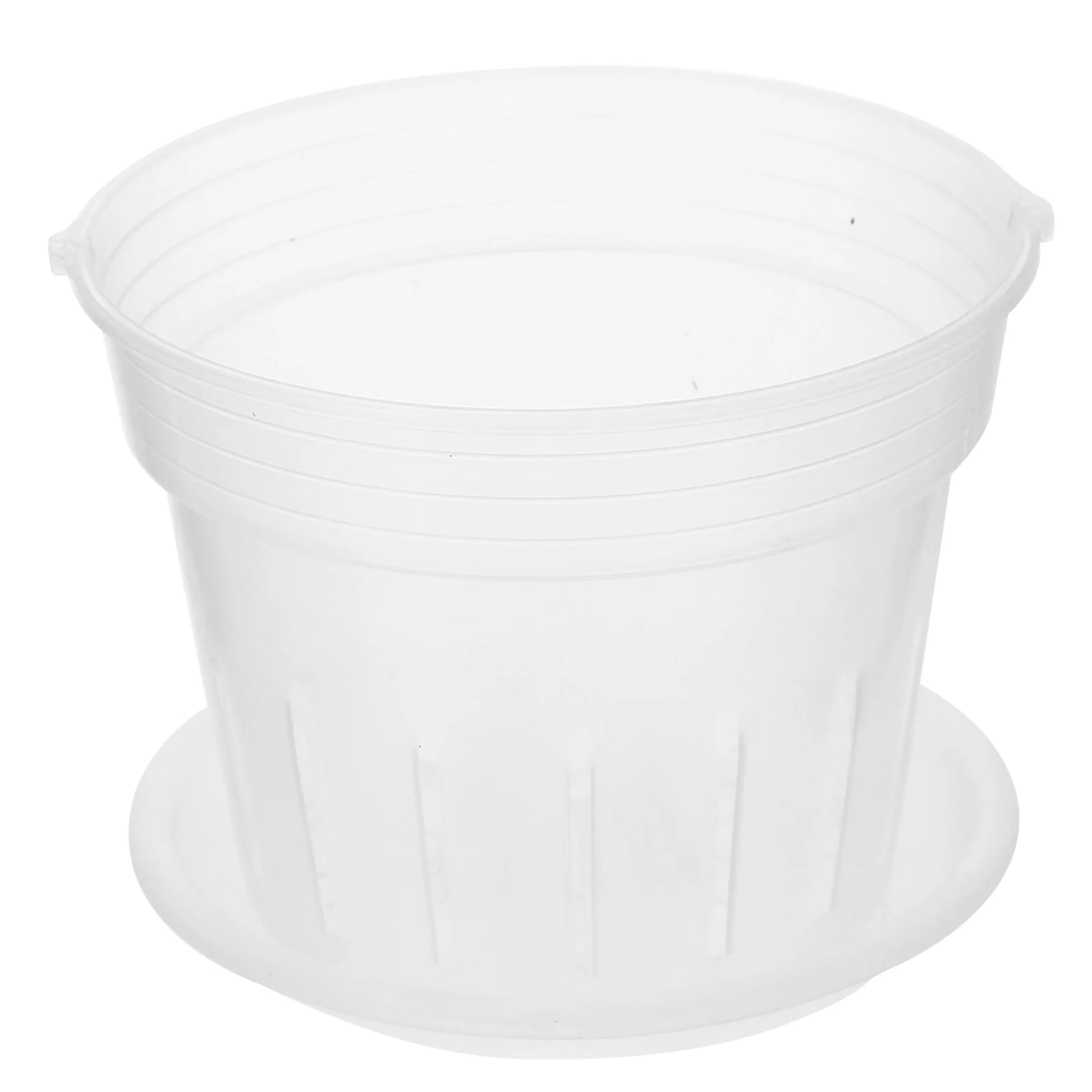 Orchid Pots withTray, Hydroponic Cup Container 3