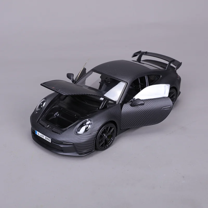 New Bburago 1:18 50th Anniversary Carbon Fiber Porsche 911 Gt3