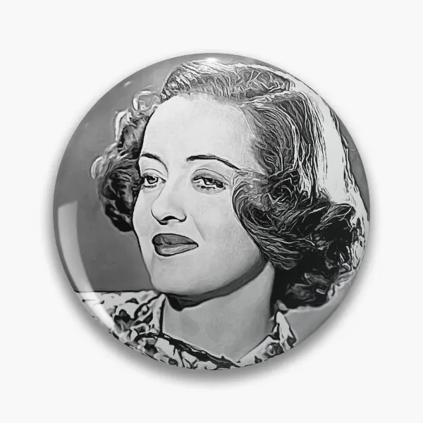 

Bette Davis Art Paint Bw D17 мягкая булавка на пуговицах, украшение для женщин, булавка на лацкан, брошь для одежды, модный подарок, мультяшный любимый воротник
