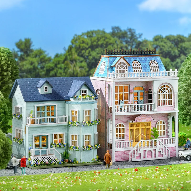 DIY Handmade Dollhouse Kit: Creative 3D Puzzle for Home and Bedroom Decor with Furniture