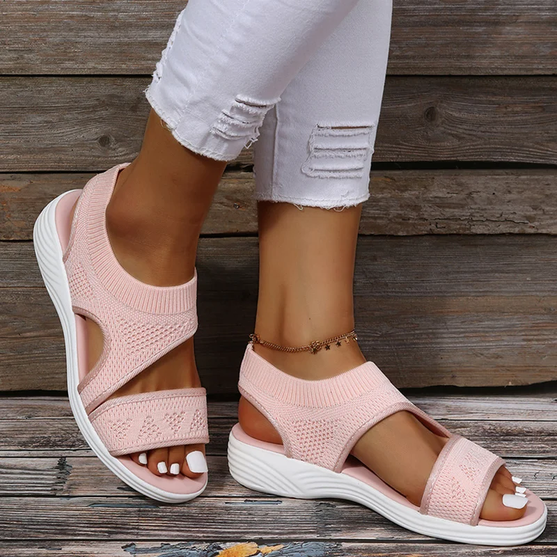 Women Shoes Sandals Summer Fashion Open Toe Walking Shoes Thick bottom Ladies Shoes Comfortable Sandals Platform Sexy Footwear 