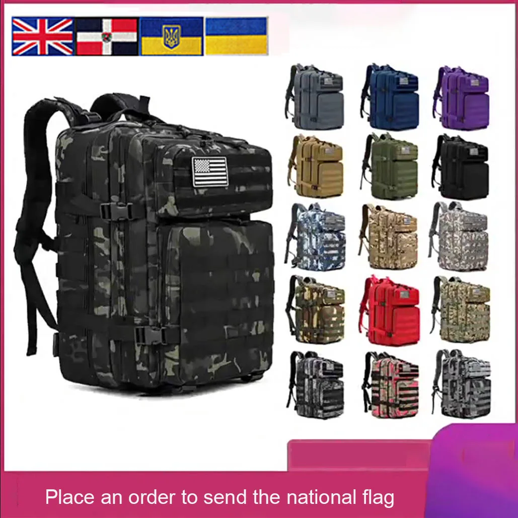 Military Hiking Pink Bag Men Backpack Sports Trekking Hunting Nylon  Tactical Bags Travel Fishing Backpacks 3P Attack Pack