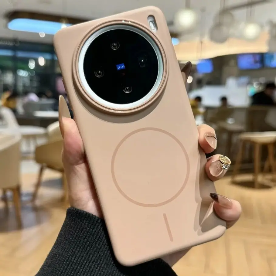 Candy Color Ultrathin Soft Magnetic Phone Case with Wireless Charging Support