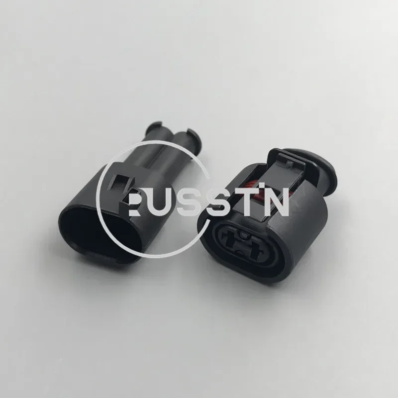 1 세트 2 홀 자동차 커넥터 ABS 센서 소켓 AC 어셈블리 VW Audi 6N0..