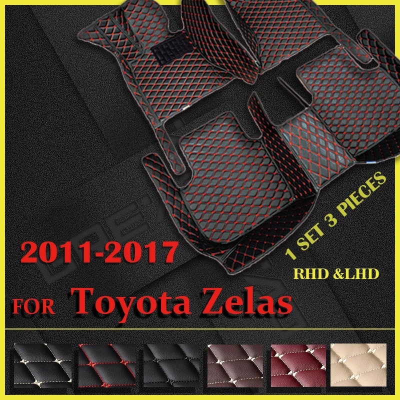 

Car floor mats for Toyota Zelas 2011 2012 2013 2014 2015 2016 2017 Custom auto foot Pads automobile carpet cover