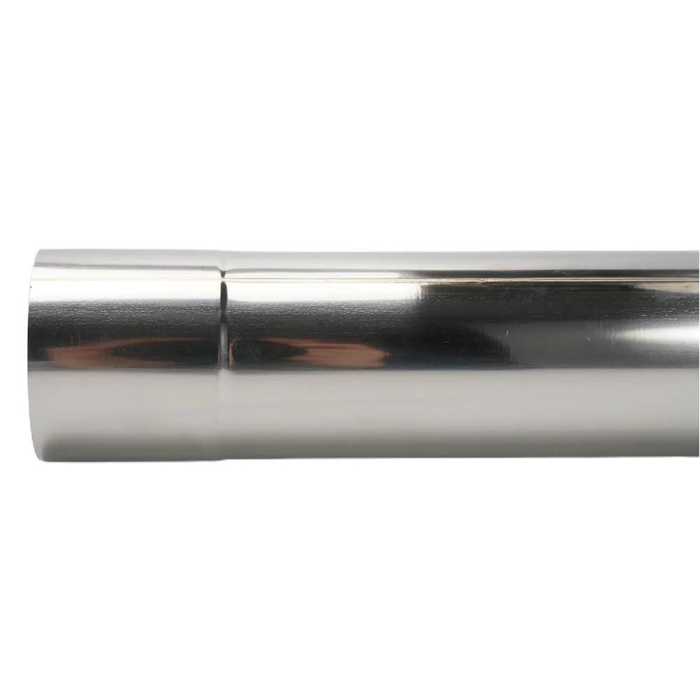 

1PCS Stainless Steel Fireplace Silver Gas Water Heater Exhaust Pipe Strong Exhaust 6cm Diameter For Wood Stoves Accessories