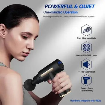 Alternative view of Mini Fascia Muscle Massage Gun for Body Relaxation