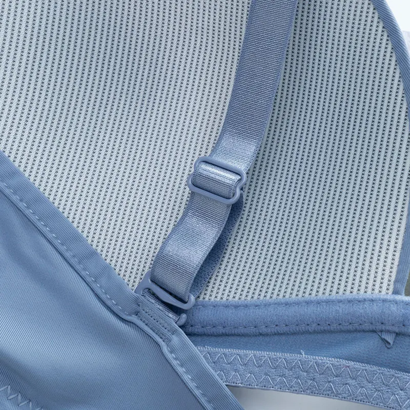 Maternity Large Size Nursing Bra Without Wire Rims Simple Solid Color Underwear Breathable Cotton Soft Maternity Underwear 5