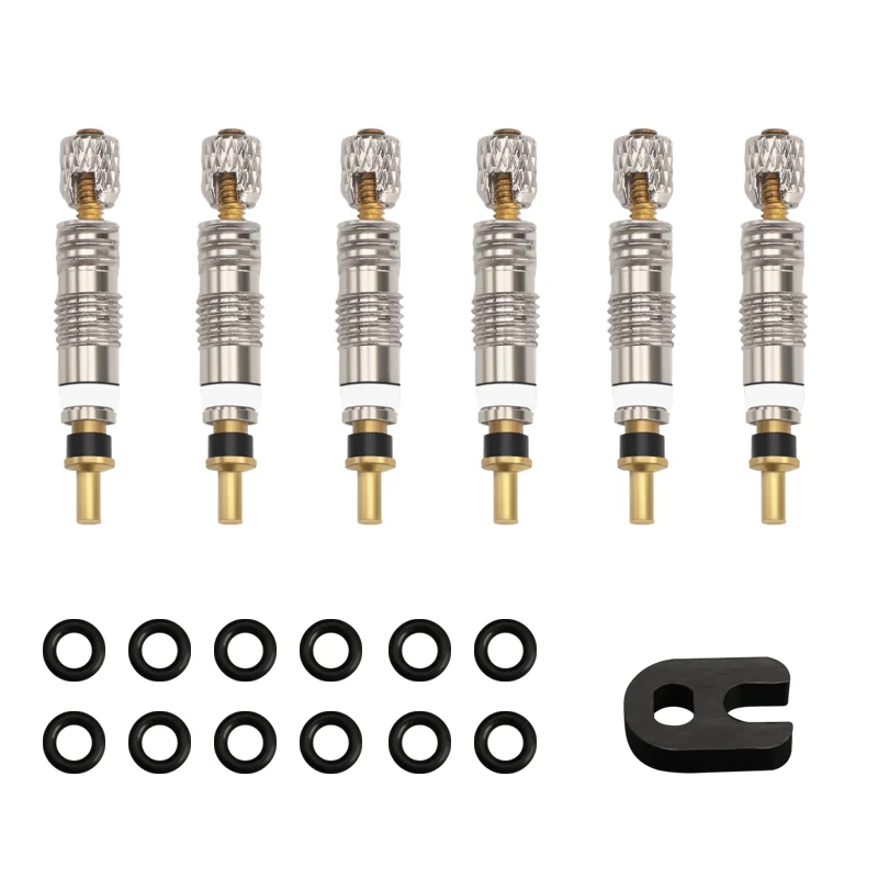 thumbnail image 2 of GXXMEI 22PCS Presta Valve Core Bike Replacement Brass Tubeless Core For Tubeless 2 of 14