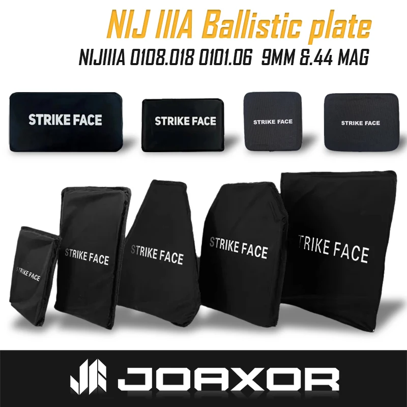 JOAOXR NIJ IIIA 3A Ultra Light Soft Bulletproof Plate Ballistic Vest Ballistic Backpack Armor Plates 6x6 6x8 10x12 11x14 body protector
