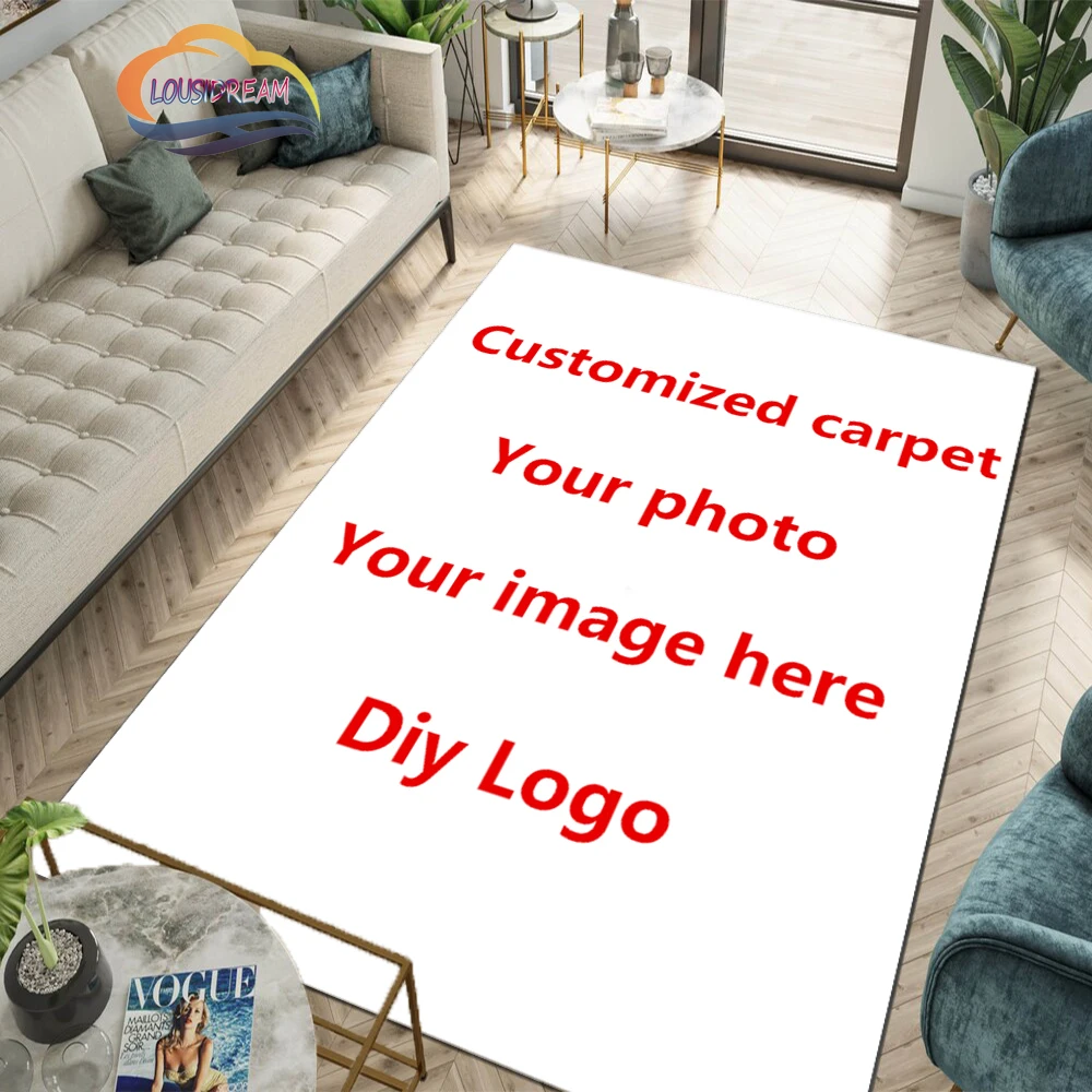 DIYPicturesCustomCarpetCustomizePhotoLogoBrandRugDecorate