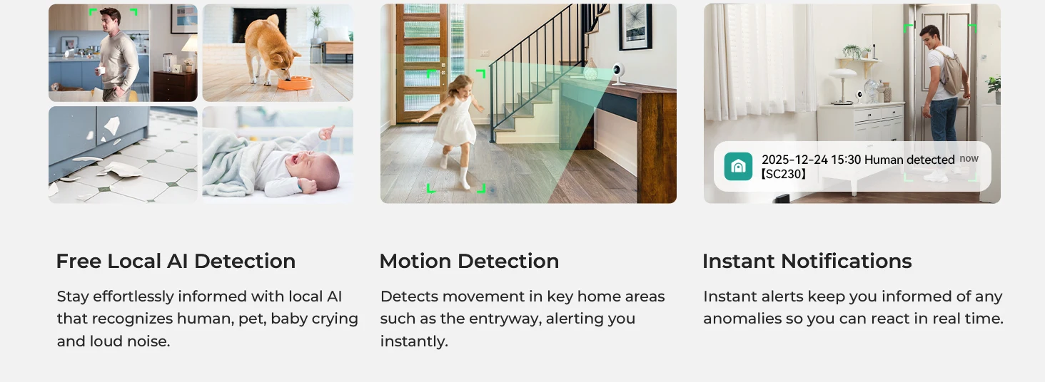 IMILAB camera AI detection