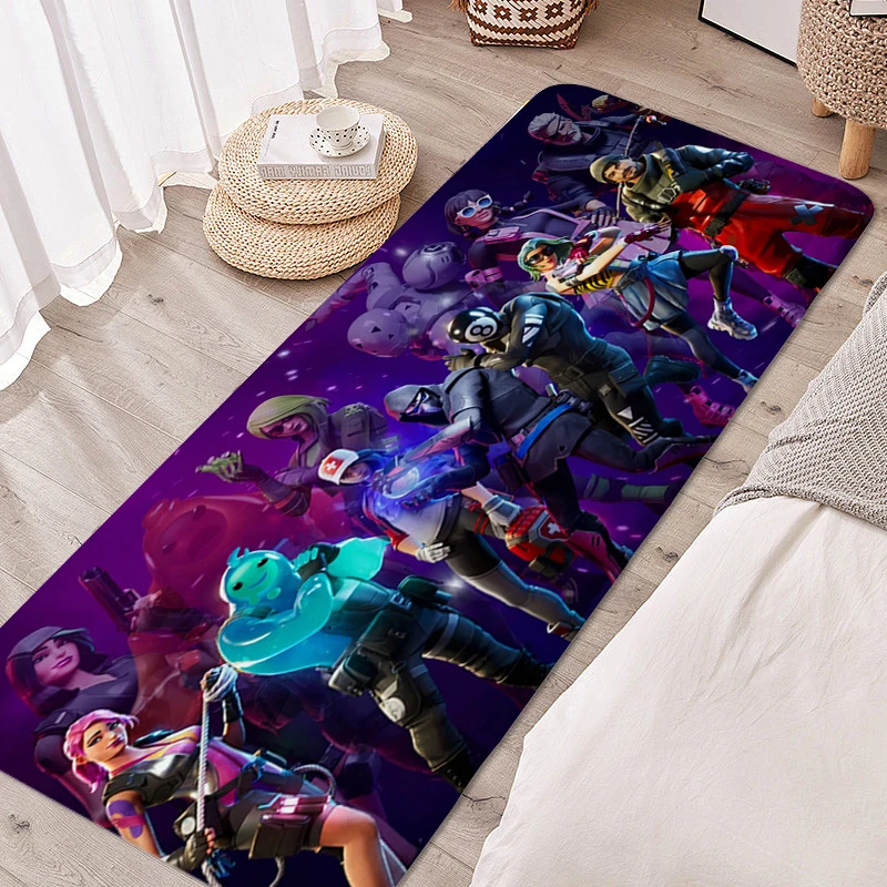 

Custom Bathroom Rug F-Fortnites Mat for Hallway Living Room Floor Carpet Anti Slip Entrance Door Doormat Modern Home Decoration