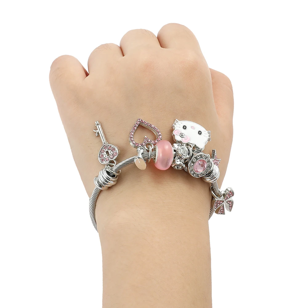 New In Sanrio Hello Kitty Bracelet Fashion Trendy Girl Y2K