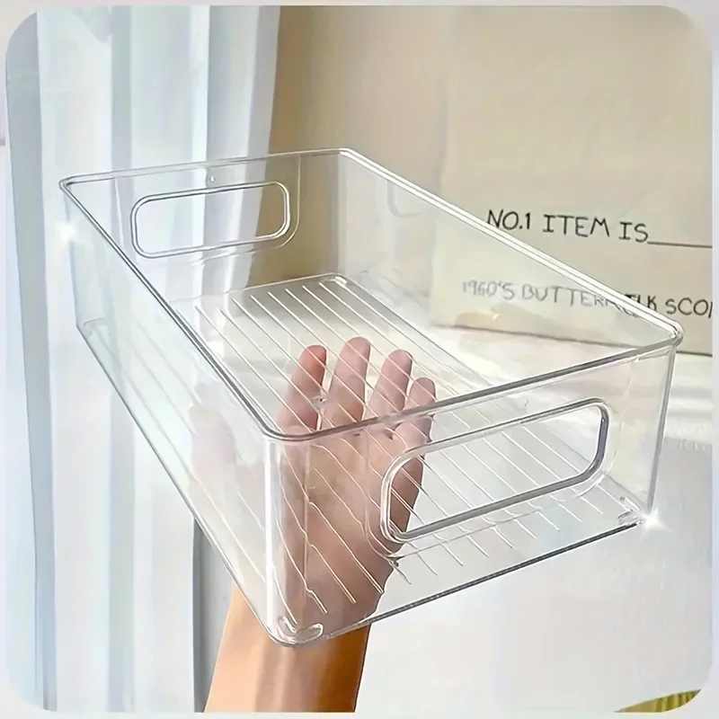 Acrylic Desktop Storage Box Is Easy To Install, Transparent Organizing Box Can Be Stacked with Shelves for Office Desk Supplies 6