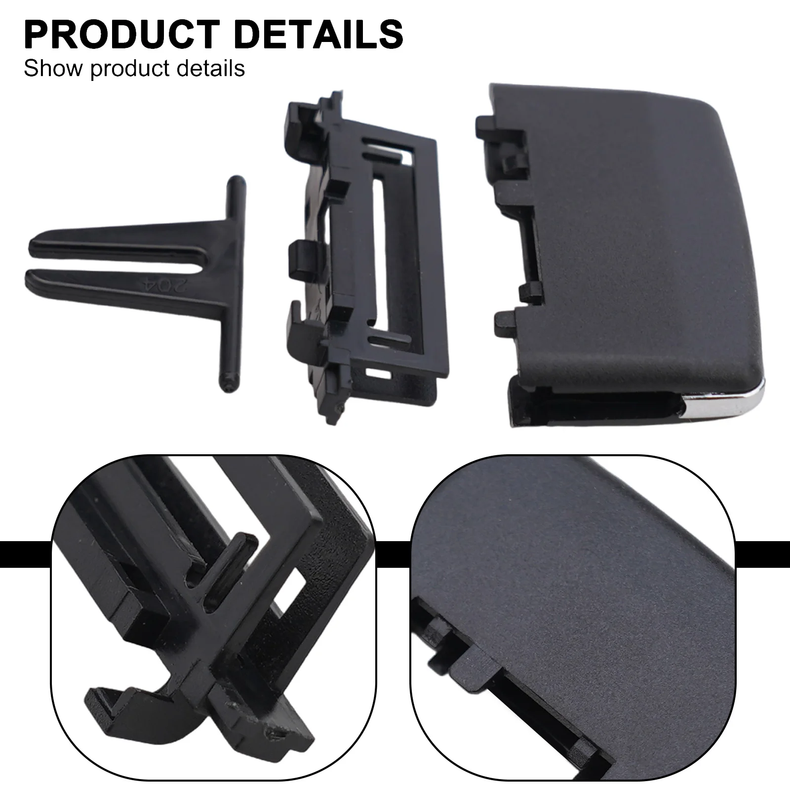 

A/C Clip A/C Vent Tab Rear Center Auto A/C Vehicle A/C Air Vent For Mercedes For Benz C-Class For W204 C180 C200 C260 Repair