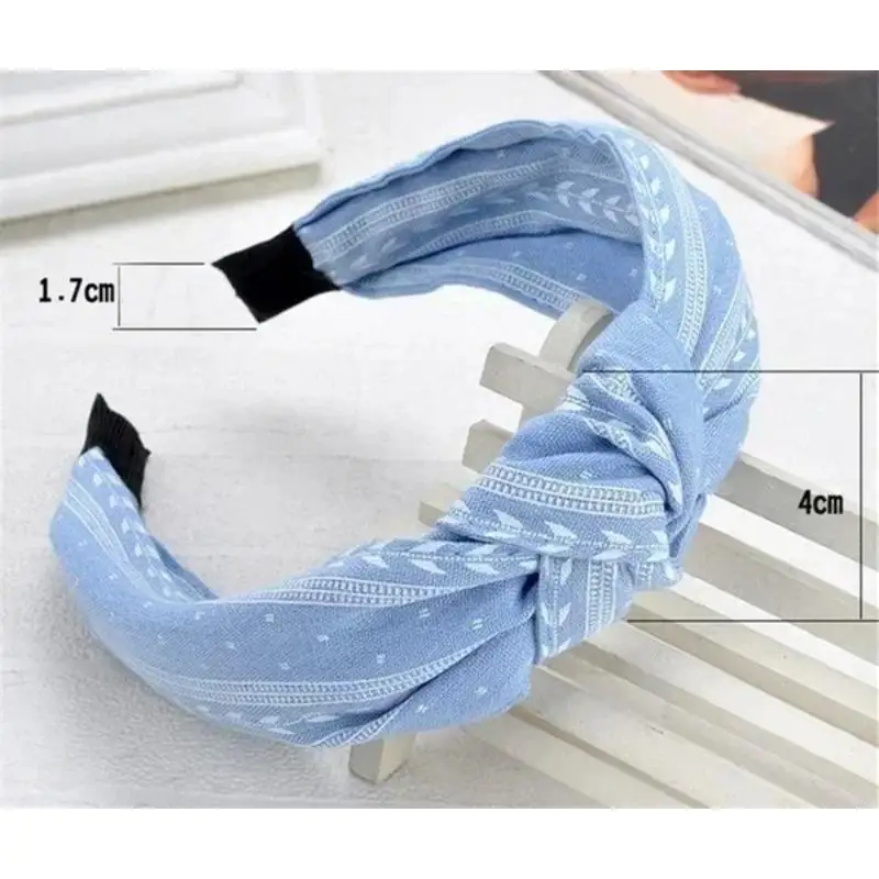 1 Pcs Fashion Knotted Headbands For Women Girls Solid Color Hair Band Simple Cross Knot Hairbands Hair Hoop Hair Accessories