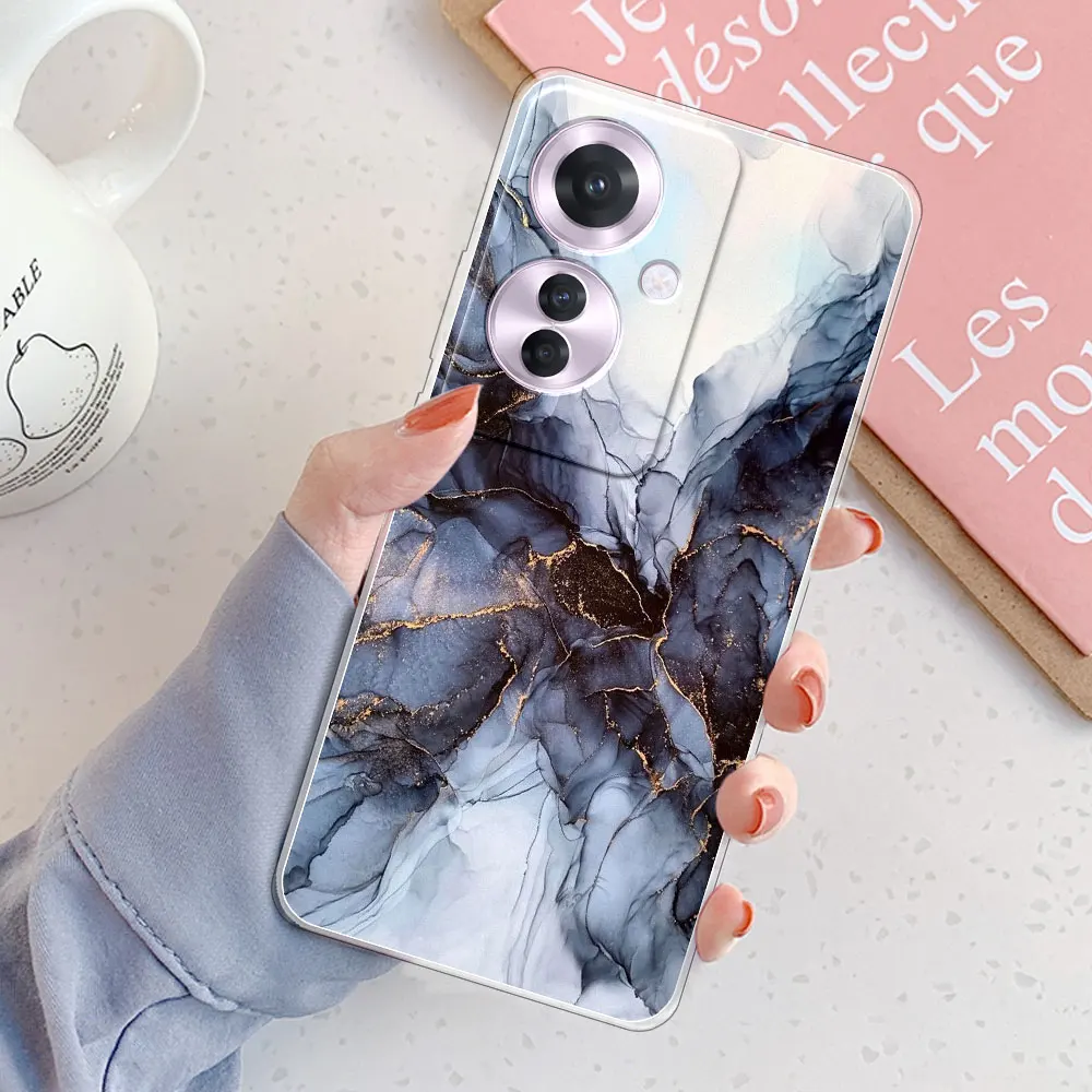 Shockproof Clear Soft Silicone Phone Case for OPPO Reno11 F 5G and Oppo F25 Pro 5G
