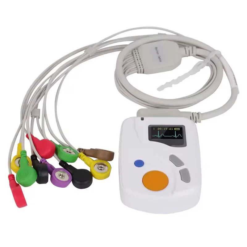 Dynamic 12 Leads ECG Holter Systems Recorder Newest CONTEC TLC6000 ,​Analyzer Software(Download Online) TLC6000