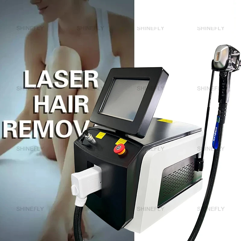 2024 Più Nuovo Portatile 755 808 1064 Laser Diodo 808 Macchina Per La Depilazione Laser A Diodi Professionale Più Venduto