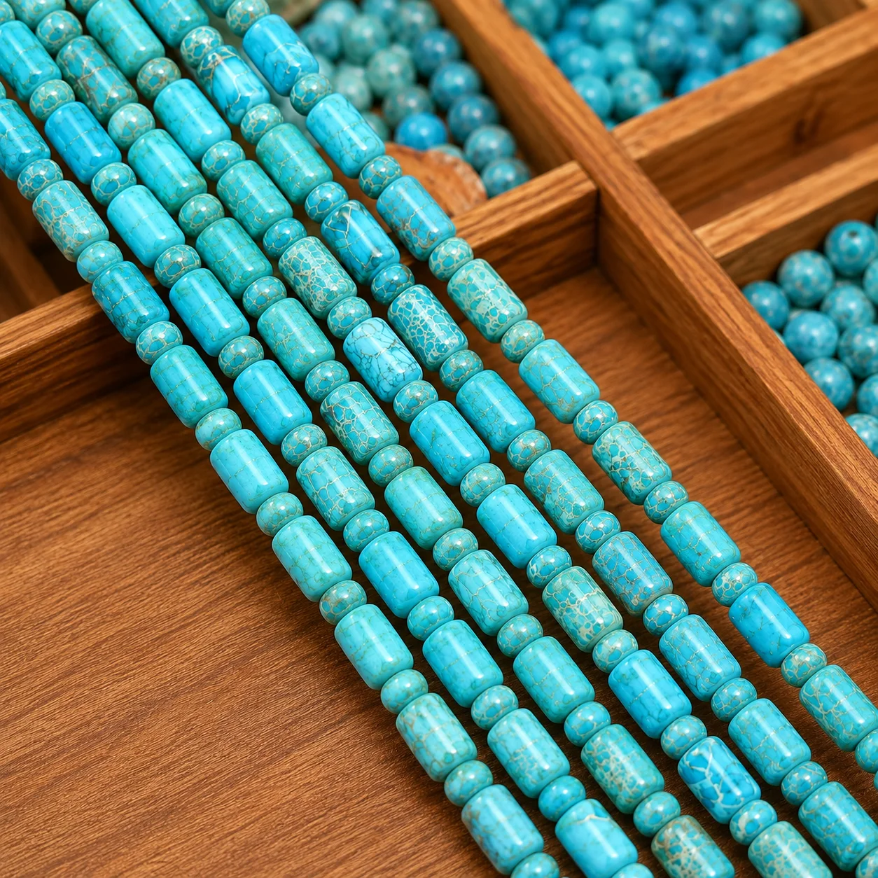 Exquisite Lake Blue Sea Sediment Turquoise Gemstones