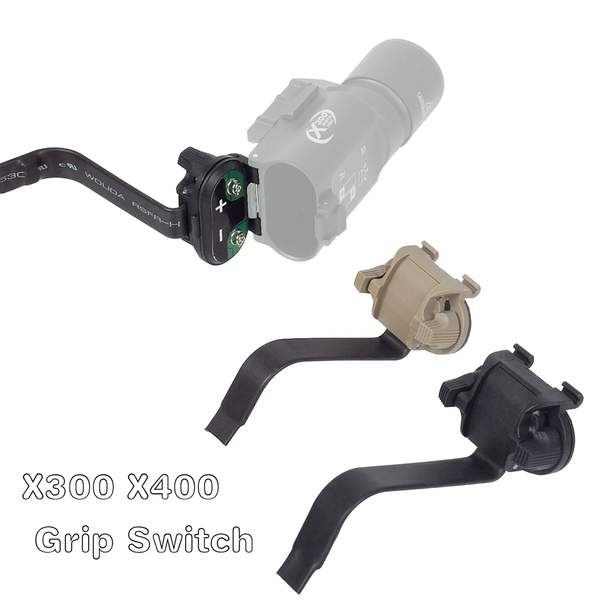 

Тактический захват X300 X400, пульт дистанционного управления давлением на палец для крышки аккумулятора, переключатель оружия, пистолета, раньше XH35 X-Series