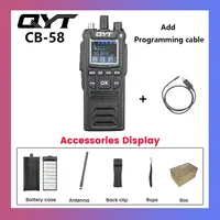 New! CB Radio CB-58 26.965-27.405MHz FM AM Mode Citizen Band Radio 27MHz Handheld Walkie Talkie With 4100mAh CB Radio 2