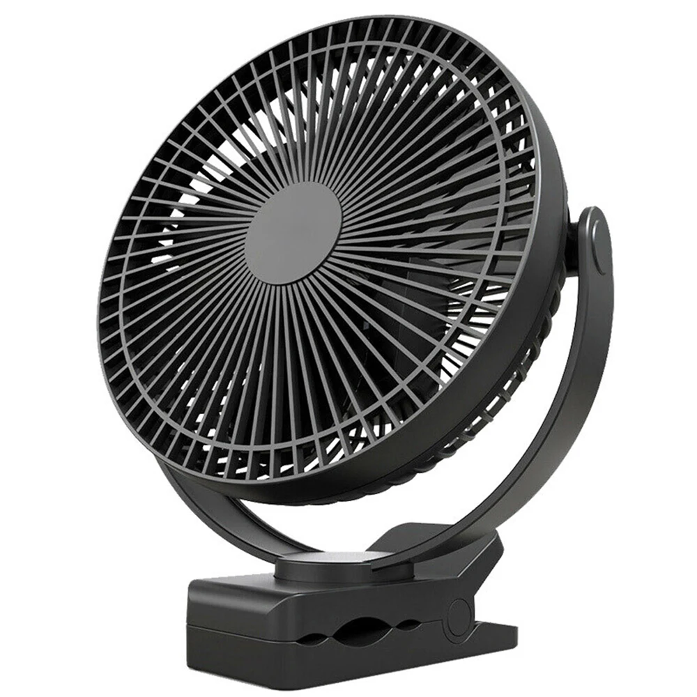 10000mAh 8-Inch Rechargeable Battery Operated Clip on Fan, Air Circulating USB Fan,Portable for Outd Camping Tent Beach or Car