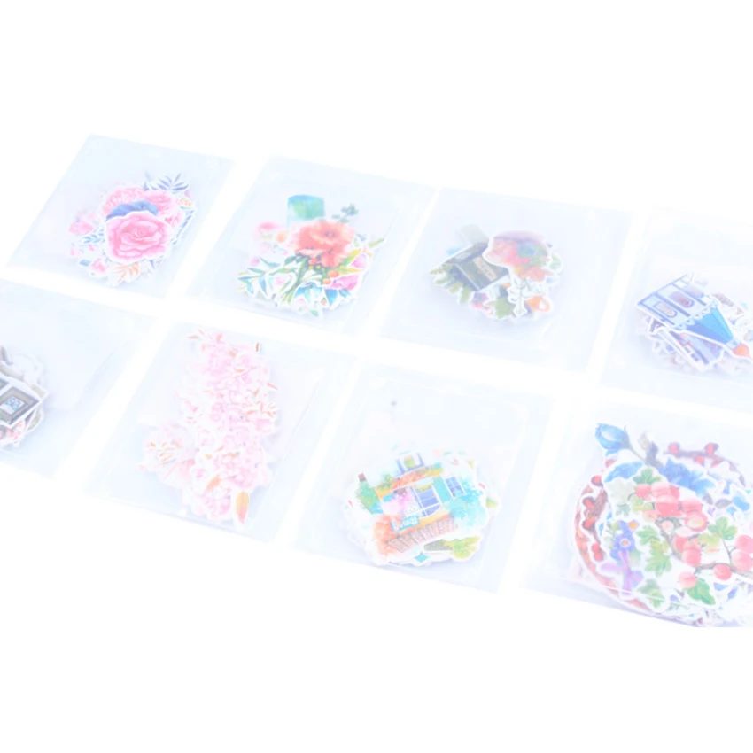 

20packs/lot kawaii Japanese My Flower World Series Paper Sticker Decoration Diy Ablum Scrapbooking Label Stickers Gift