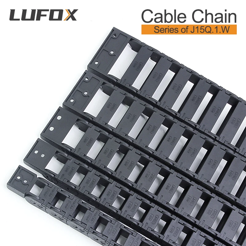 Cable Drag Chain 1meter Bridge type external opening Series of J15Q.1.W 15*15 15*20 15*30 15*40 15*50