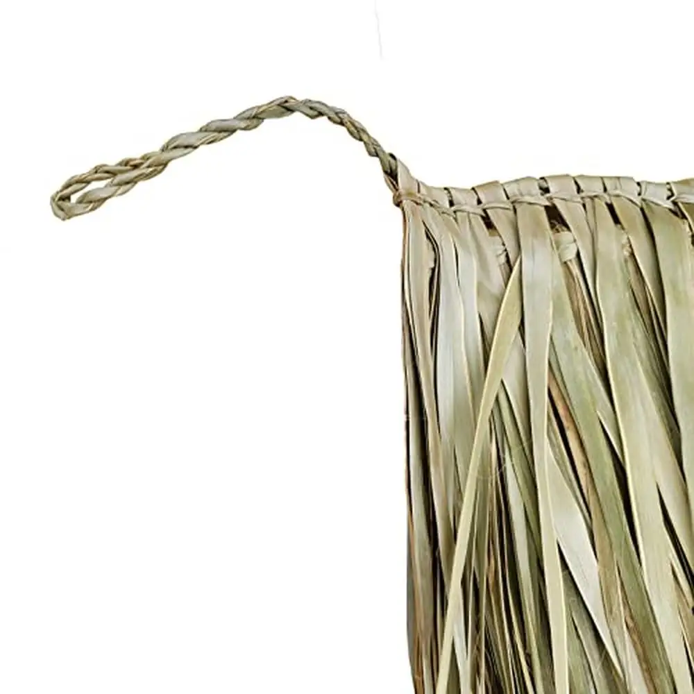 35" x 60' Mexican Thatch Roof Runner Roll Duck Blind Grass Tiki Hut Palapa Roofing Easy Installation Natural Shade Cover 3
