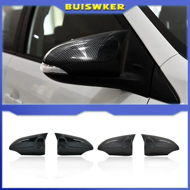 

Carbon Fiber Style Car Rear View Wing Mirror Cover Trim Look Side Wing Mirror Cover Caps Auto Modified Part For Toyota C-HR CHR