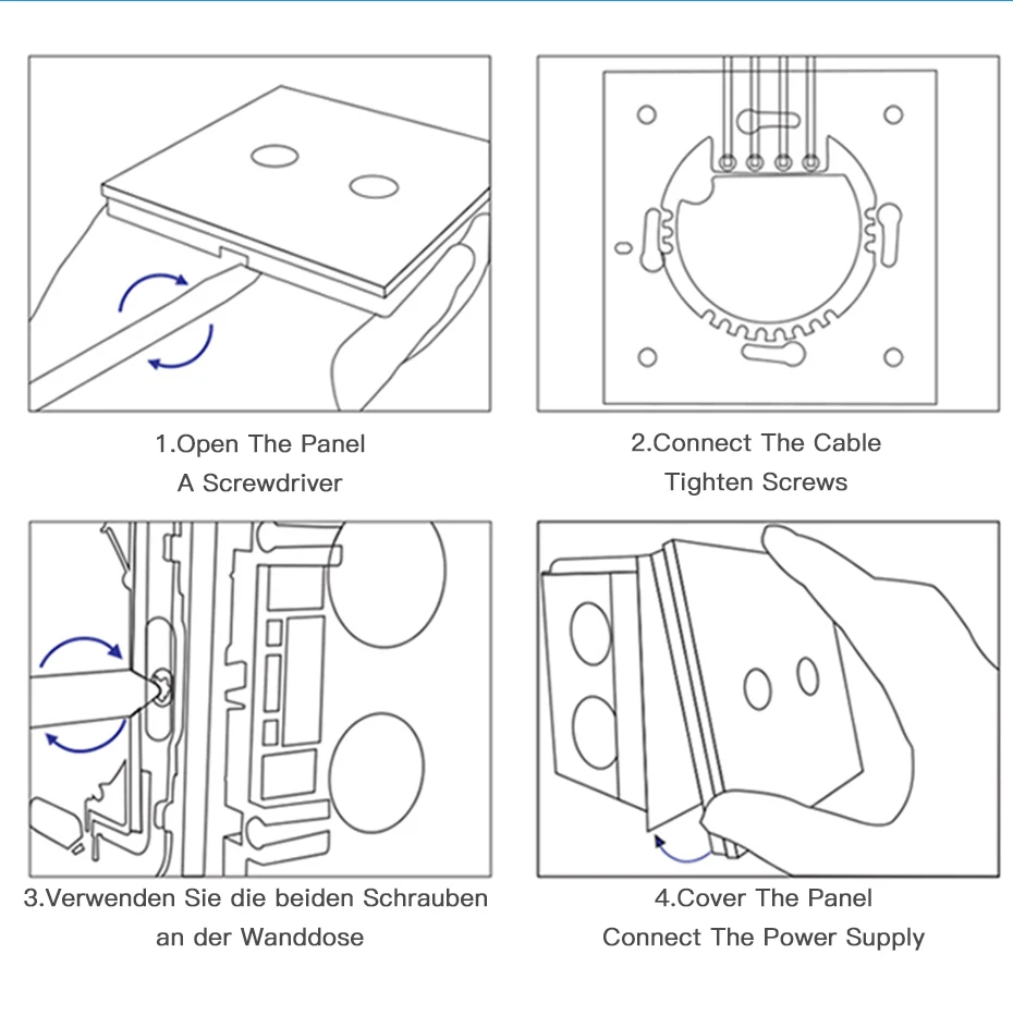Bseed wi fi inteligente interruptor de toque