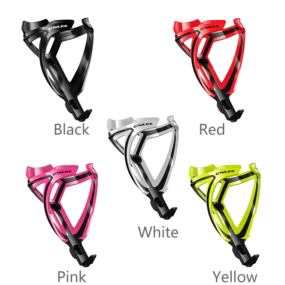 Bicycle Water Bottle Cage Bicycle Bottle Holder Water Bottle Holder ENLEE Bicycle Water Bottle Cage Universal Bike Bottle Kettle Rack Wear-resistant Lightweight MTB Bicycle Accessories