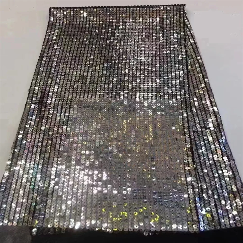 

Африканская кружевная ткань с блестками, 2023 вышитые нигерийские Свадебные кружева, ткань высокого качества, французское Тюлевое кружево, ткани для шитья ST1101