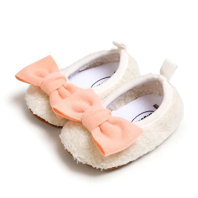 Baby Girls Cotton Shoes Retro Spring Autumn Toddlers Prewalkers Cotton Shoes Infant Soft Bottom First Walkers 0-18M H1