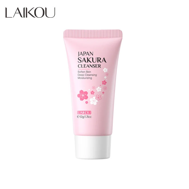 LAIKOU Facial Foaming Cleanser Deeply Cleansing Oil Control Moisturizing Blackhead Removal Skin Care Face Wash Foam Cleanser 4