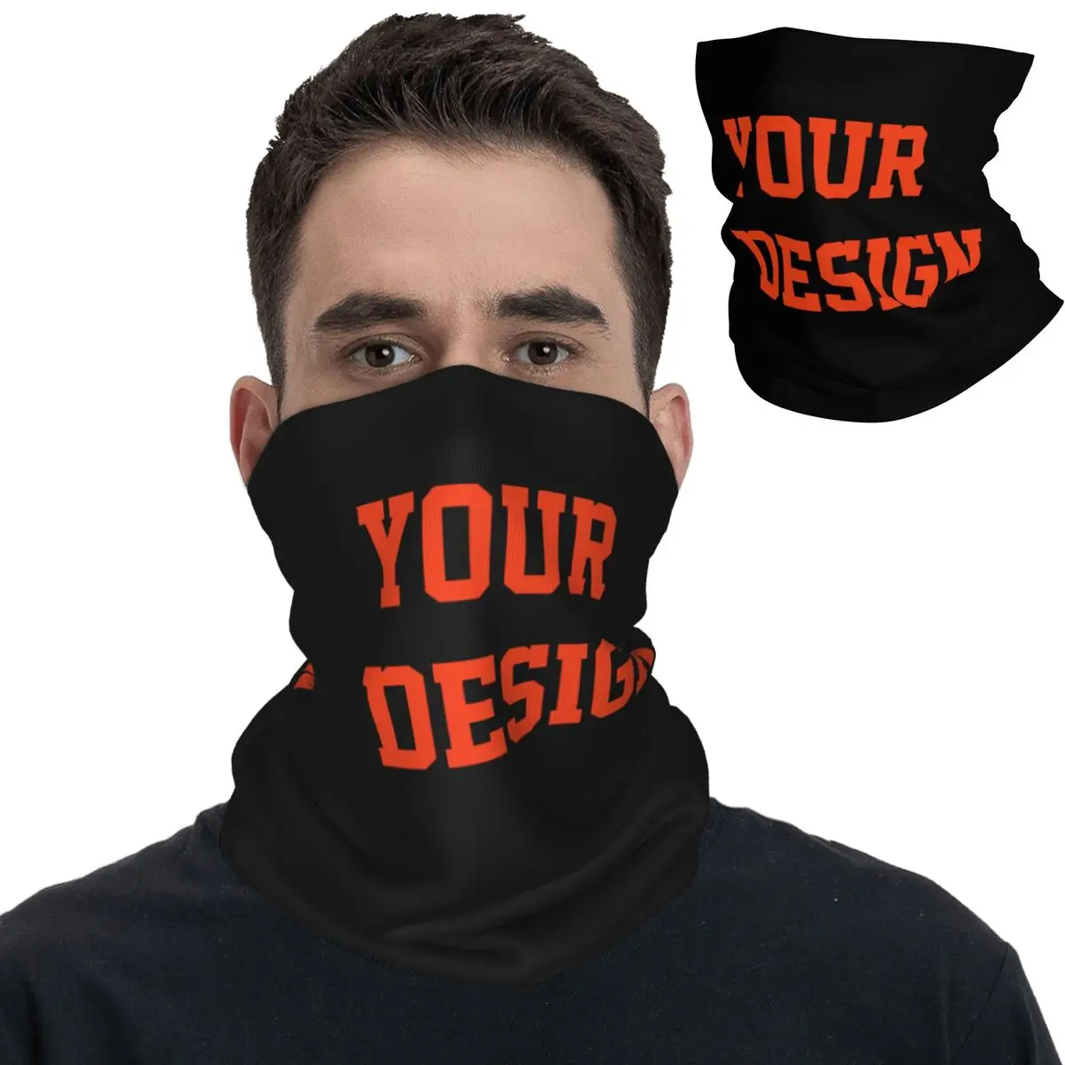 

Custom Your Design Bandana Neck Gaiter Printed Customed Balaclavas Wrap Scarf Warm Headband Outdoor Sports Unisex Adult Winter