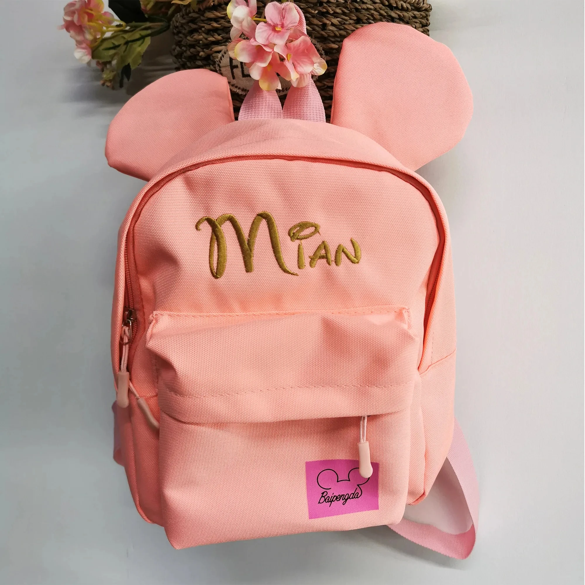 Custom Baby Traveling Bag Candy Color Personalized Kindergarten Schoolbag Embroidered Name Cartoon Cute Boys Girls Schoolbag fashion new schoolbag cartoon cute backpack logo schoolbag for boys and girls boy bag book bag kids bags rugzak mochila escolar