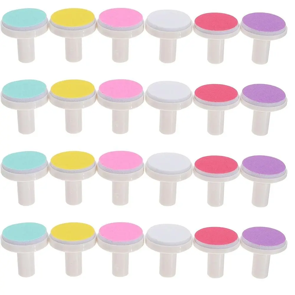 20pcs Durable Abrasive Paper Baby Nail File Pads Trimmer Refill Grinder Nail Trimmer Pads Nail Clipper Nail Grinding Heads Kids