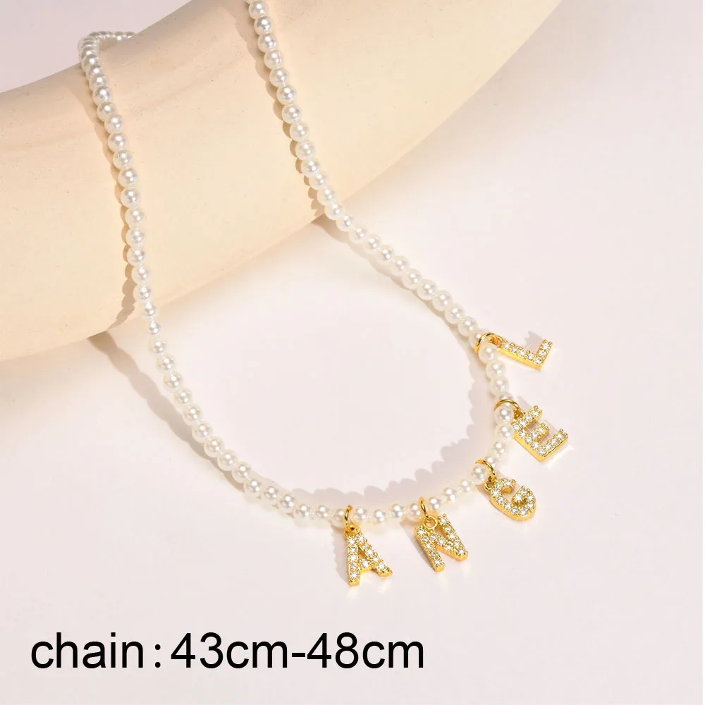 Collana personalizzata, collana nome lettera argento alfabeto dorato, collana iniziale, regalo di compleanno, gioielli donna, regalo di Natale - Italia
