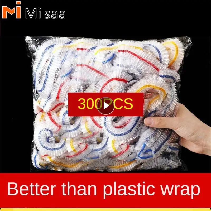 

Disposable Food Cover Plastic Food-grade Fresh-keeping Cover Elastic Plastic Wrap Kitchen Refrigerator Dustproof Storage Bag