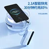 20000mAh Mini Power Bank Built in Cables External Battery  for IPhone Samsung Xiaomi Powerbank Spare Battery 2