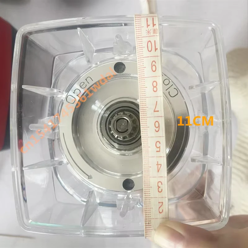 Square Container Jar Jug Pitcher Cup Smoothies Blades Lid Commercial Blender Spare Parts 2L bottom with serrated
