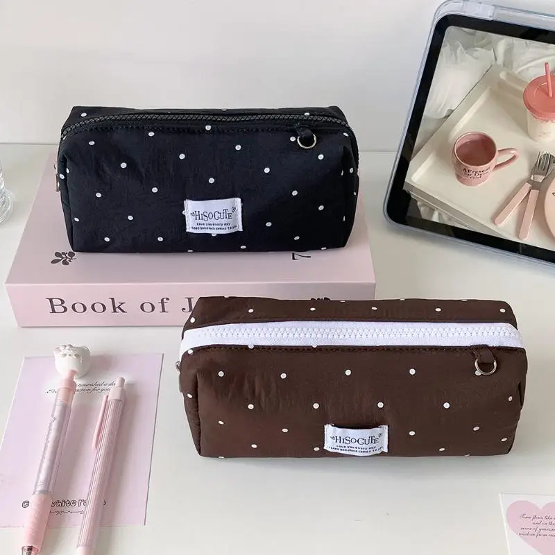 Elegant Solid Color Large Capacity Stationery and Makeup Organizer
